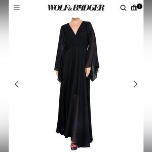 SUNSET MAXI DRESS - BLACK